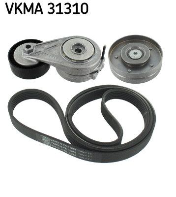 SKF VKMA 31310 hosszbordás szíj készlet AUDI SEAT