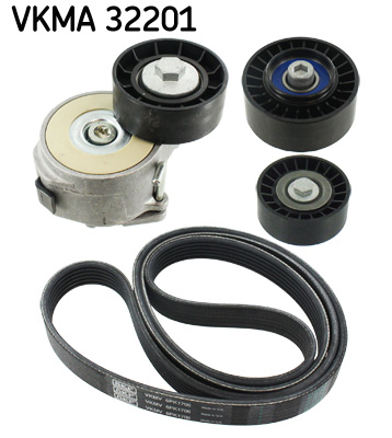 SKF VKMA 32201 hosszbordás szíj készlet FIAT OPEL VAUXHALL