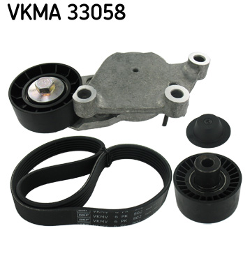 SKF VKMA 33058 hosszbordás szíj készlet CITROËN FORD FORD AUSTRALIA MAZDA PEUGEOT TOYOTA