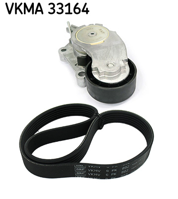 SKF VKMA 33164 hosszbordás szíj készlet CITROËN FORD PEUGEOT