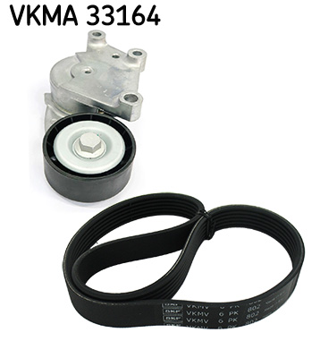 SKF VKMA 33164 hosszbordás szíj készlet CITROËN FORD PEUGEOT