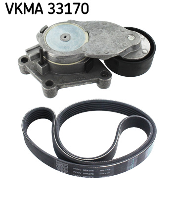 SKF VKMA 33170 hosszbordás szíj készlet CITROËN