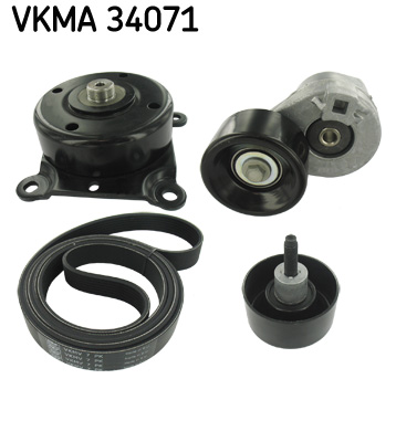 SKF VKMA 34071 hosszbordás szíj készlet FORD