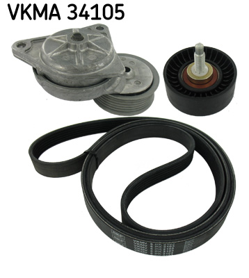 SKF VKMA 34105 hosszbordás szíj készlet FORD MAZDA