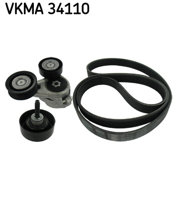 SKF VKMA 34110 hosszbordás szíj készlet FORD