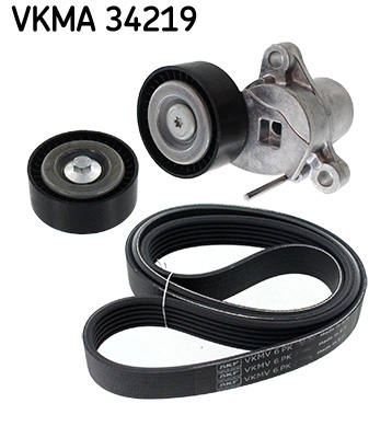 SKF VKMA 34219 hosszbordás szíj készlet FORD