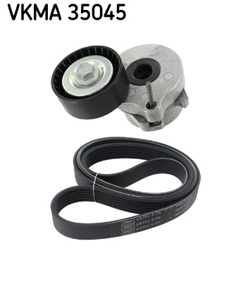 SKF VKMA 35045 hosszbordás szíj készlet OPEL VAUXHALL