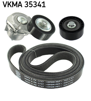 SKF VKMA 35341 hosszbordás szíj készlet CHEVROLET OPEL VAUXHALL