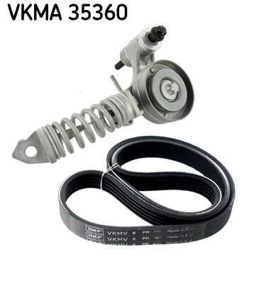 SKF VKMA 35360 hosszbordás szíj készlet CHEVROLET OPEL VAUXHALL