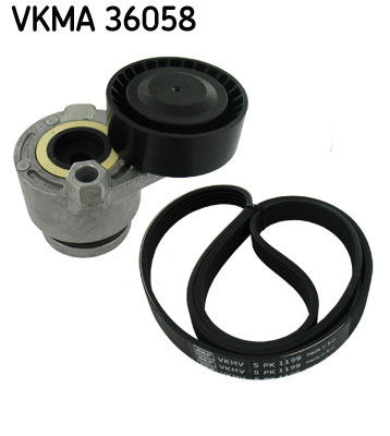 SKF VKMA 36058 hosszbordás szíj készlet RENAULT