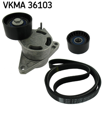 SKF VKMA 36103 hosszbordás szíj készlet NISSAN OPEL RENAULT VAUXHALL