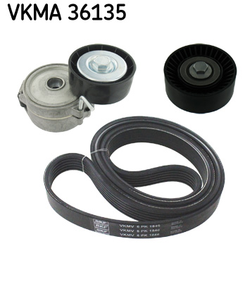 SKF VKMA 36135 hosszbordás szíj készlet FORD VOLVO