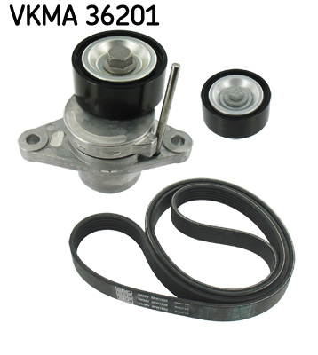 SKF VKMA 36201 hosszbordás szíj készlet DACIA LADA RENAULT