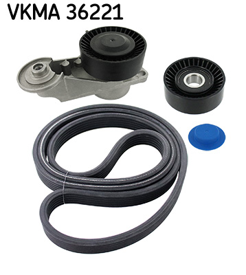 SKF VKMA 36221 hosszbordás szíj készlet VOLVO