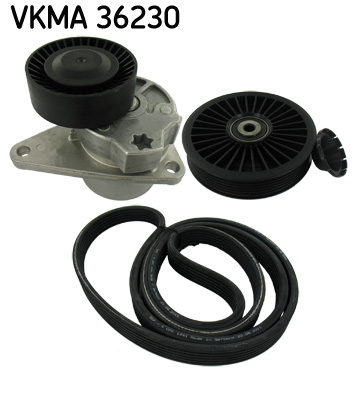 SKF VKMA 36230 hosszbordás szíj készlet VOLVO