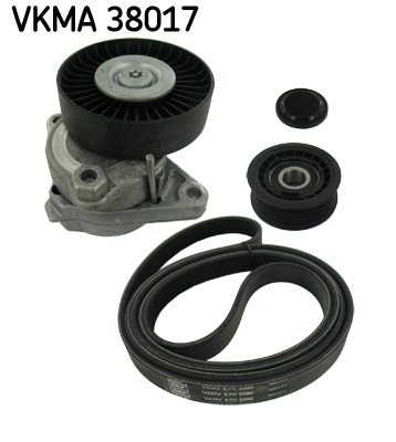 SKF VKMA 38017 hosszbordás szíj készlet CHRYSLER MERCEDES-BENZ