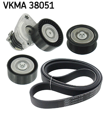 SKF VKMA 38051 hosszbordás szíj készlet MERCEDES-BENZ