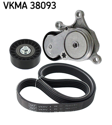 SKF VKMA 38093 hosszbordás szíj készlet MERCEDES-BENZ
