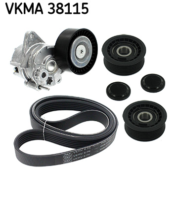SKF VKMA 38115 hosszbordás szíj készlet MERCEDES-BENZ