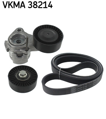 SKF VKMA 38214 hosszbordás szíj készlet BMW