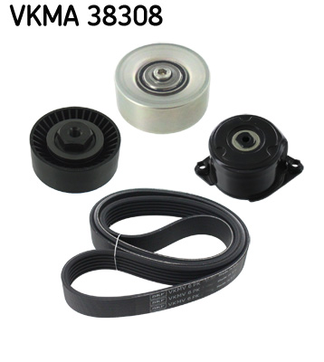 SKF VKMA 38308 hosszbordás szíj készlet BMW