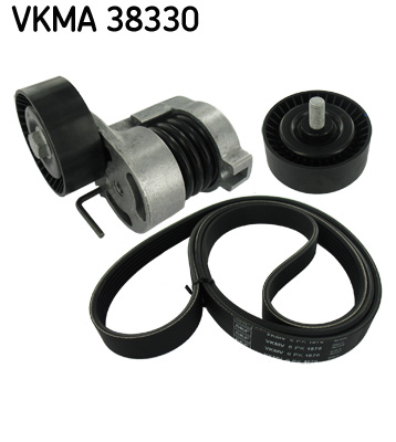 SKF VKMA 38330 hosszbordás szíj készlet BMW