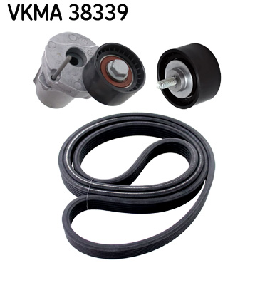 SKF VKMA 38339 hosszbordás szíj készlet BMW