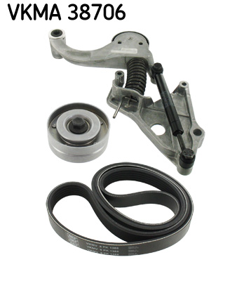 SKF VKMA 38706 hosszbordás szíj készlet MINI