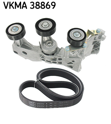 SKF VKMA 38869 hosszbordás szíj készlet MERCEDES-BENZ