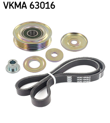 SKF VKMA 63016 hosszbordás szíj készlet HONDA