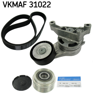 SKF VKMAF 31022 hosszbordás szíj készlet AUDI SEAT SKODA VW