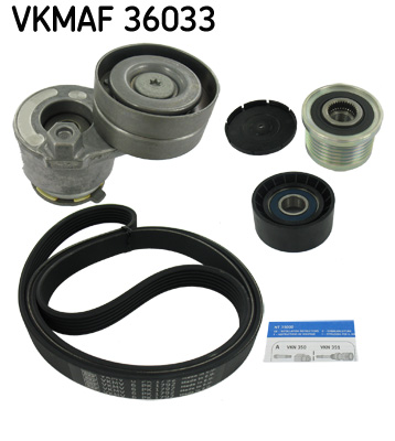 SKF VKMAF 36033 hosszbordás szíj készlet NISSAN OPEL RENAULT VAUXHALL
