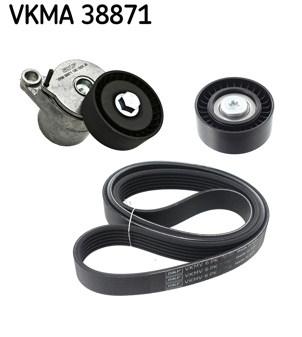 SKF VKMA 38871 Keilrippenriemensatz