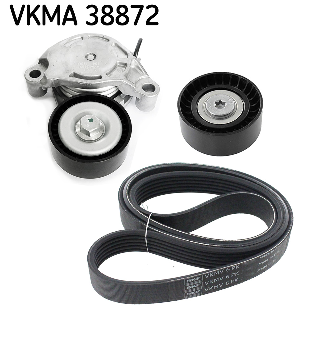 SKF VKMA 38872 Keilrippenriemensatz