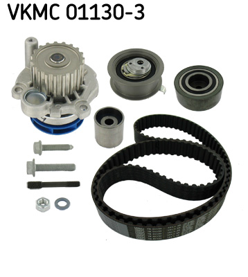 SKF VKMC 01130-3 Vízpumpa + fogasszíj készlet SEAT SKODA VW