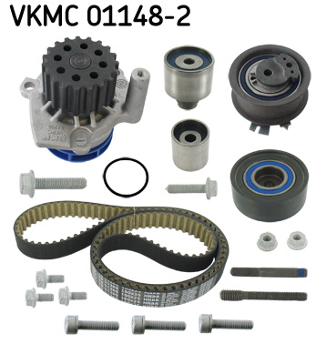 SKF VKMC 01148-2 Vízpumpa + fogasszíj készlet AUDI SEAT SKODA VW
