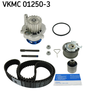 SKF VKMC 01250-3 Vízpumpa + fogasszíj készlet AUDI SEAT VW