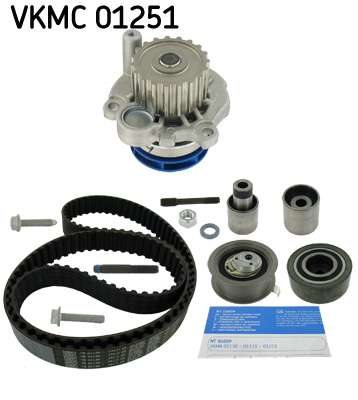 SKF VKMC 01251 Vízpumpa + fogasszíj készlet AUDI SEAT SKODA VW
