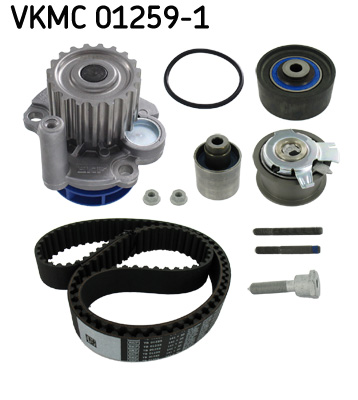 SKF VKMC 01259-1 Vízpumpa + fogasszíj készlet AUDI SEAT SKODA VW