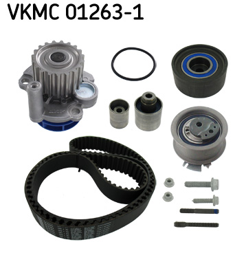 SKF VKMC 01263-1 Vízpumpa + fogasszíj készlet AUDI SEAT SKODA VW