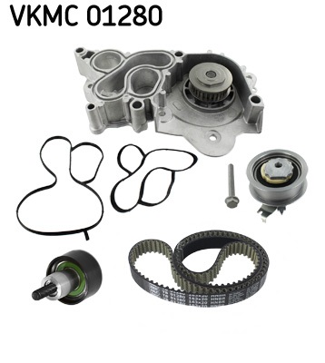SKF VKMC 01280 Vízpumpa + fogasszíj készlet AUDI SEAT SKODA VW