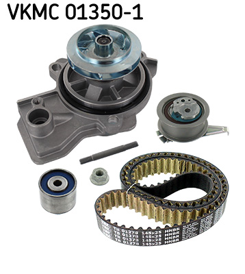 SKF VKMC 01350-1 Vízpumpa + fogasszíj készlet AUDI SKODA VW