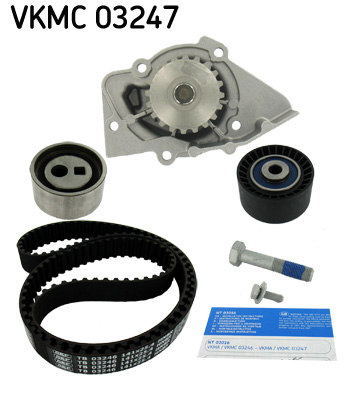 SKF VKMC 03247 Vízpumpa + fogasszíj készlet CITROËN FIAT LANCIA PEUGEOT SUZUKI