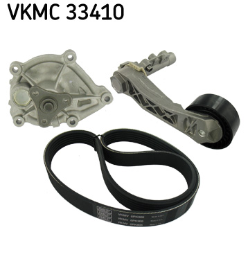 SKF VKMC 33410 Vízszivattyú + bordásszíjkészlet CITROËN DS MINI PEUGEOT