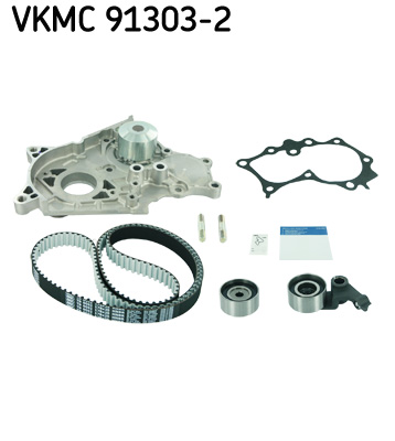 SKF VKMC 91303-2 Vízpumpa + fogasszíj készlet TOYOTA