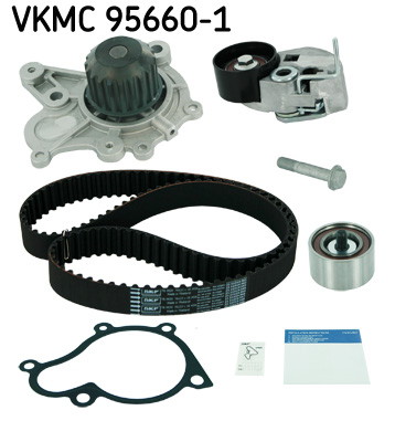 SKF VKMC 95660-1 Vízpumpa + fogasszíj készlet HYUNDAI KIA