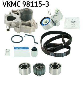 SKF VKMC 98115-3 Vízpumpa + fogasszíj készlet SUBARU
