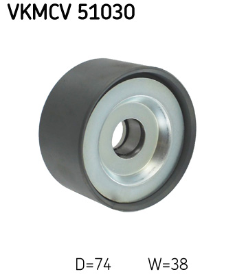 SKF VKMCV 51030 Szíjtárcsa/vezetőgörgő, hosszbordás szíj MERCEDES-BENZ