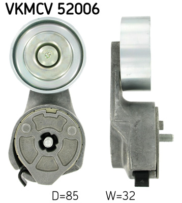 SKF VKMCV 52006 feszítőgörgő, hosszbordás szíj DAF IVECO