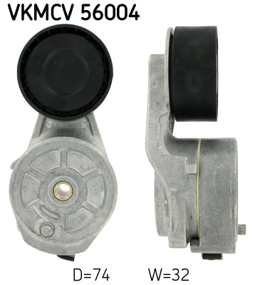 SKF VKMCV 56004 feszítőgörgő, hosszbordás szíj SCANIA